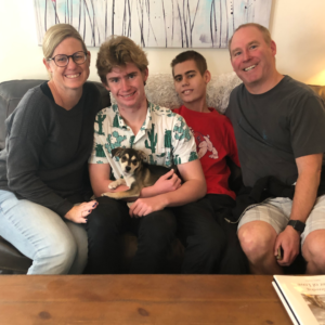 Adopted dog Rosie